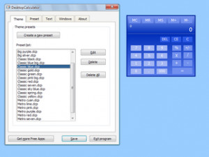 Effective DesktopCalculator - náhled