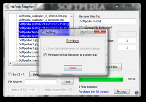 NoProb Renamer - náhled
