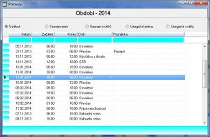 dKalendar - náhled