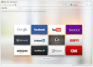 360 Browser - náhled