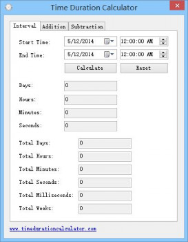 Time Duration Calculator - náhled