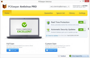 PCKeeper Antivirus - náhled