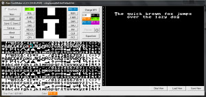 Atari FontMaker - náhled