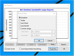Net Statistics - náhled