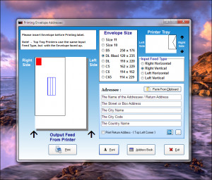 SSuite Envelope Printer - náhled