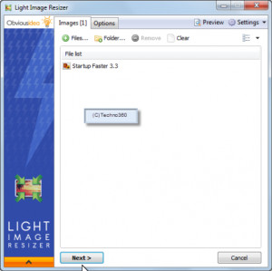 Light Image Resizer - náhled