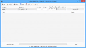 Batch Subtitles Converter - náhled