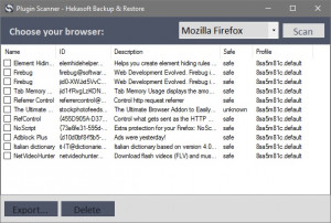Hekasoft Backup & Restore - náhled