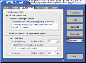 HTML Guard - náhled