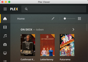 plex-viewer - náhled