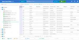 Open Data Editor - náhled