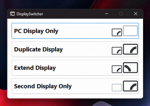 DisplaySwitcher - náhled