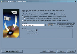 PicsToCD Digital Picture Album Creator/Burner - náhled