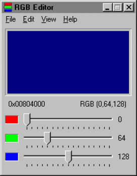 RGB Editor 2000 - náhled