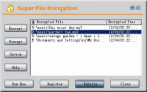 Super File Encryption - náhled