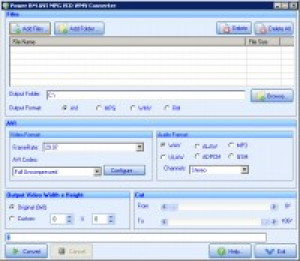 Power RM AVI MPG VCD WMV Converter - náhled