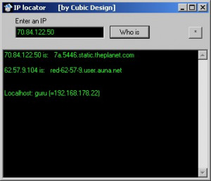 Cubic IP Locator - náhled