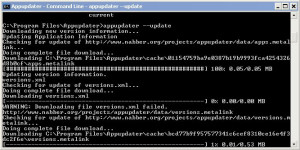 Appupdater - náhled