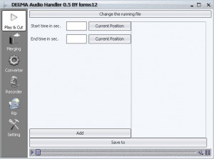 DEGMA Audio Handler - náhled