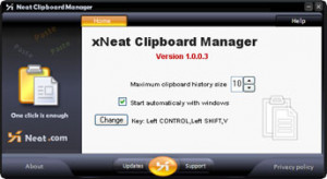 xNeat Clipboard Manager - náhled