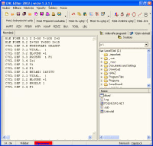 CNC Editor 2002 - náhled