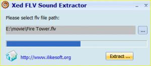 Xed FLV Sound Extractor - náhled