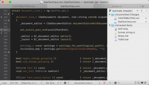 TextMate - náhled