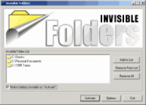 Invisible Folders - náhled