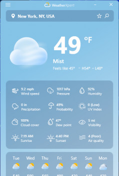 Weather Xpert - náhled