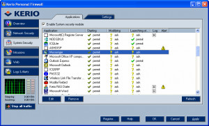 Sunbelt Personal Firewall - náhled