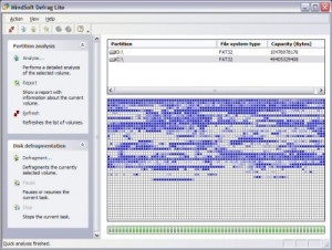 MindSoft Defrag - náhled