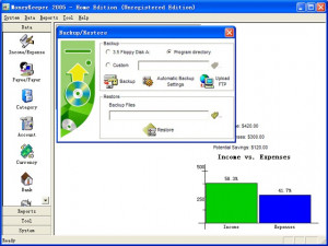MoneyKeeper 2005 - náhled