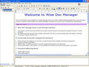 Wise Doc Manager - náhled