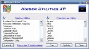 Hidden Utilities XP - náhled