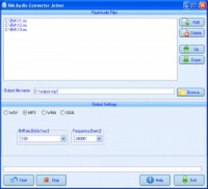 RM Audio Converter Joiner - náhled