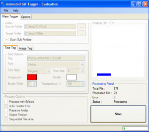 Animated Gif Tagger - náhled
