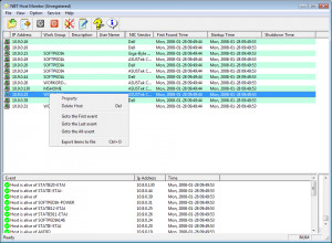 NBT Host Monitor - náhled