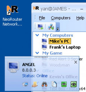 NeoRouter - náhled