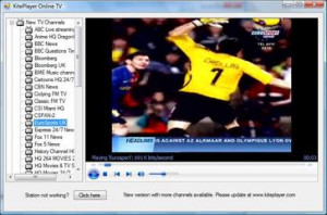 KitePlayer Online TV - náhled