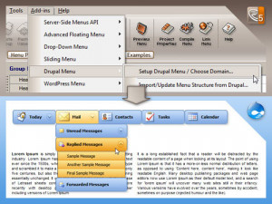 Likno Drupal Menu Module - náhled
