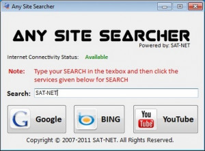 Any Site Searcher - náhled