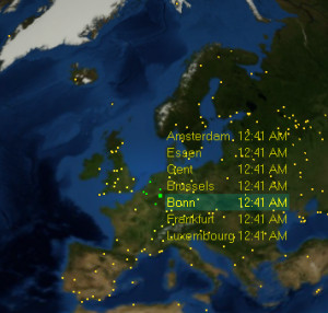 Anuko World Clock - náhled