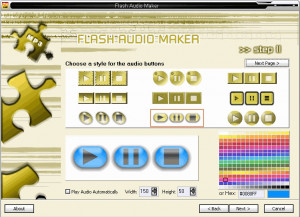 Flash Audio Maker - náhled