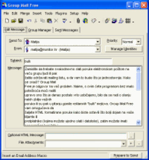 Group Mail Free Edition - náhled