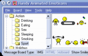 Handy Animated Emoticons - náhled