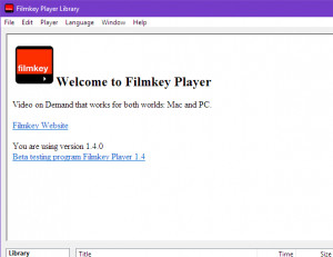 Filmkey Player - náhled