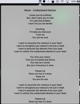 lyricsify - náhled