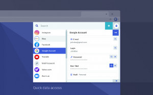 MultiPassword - náhled