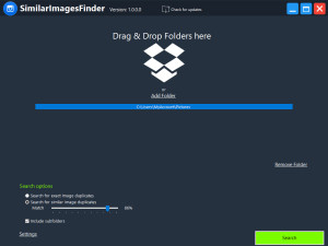 SimilarImagesFinder - náhled