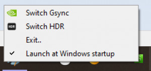 GsyncSwitch - náhled